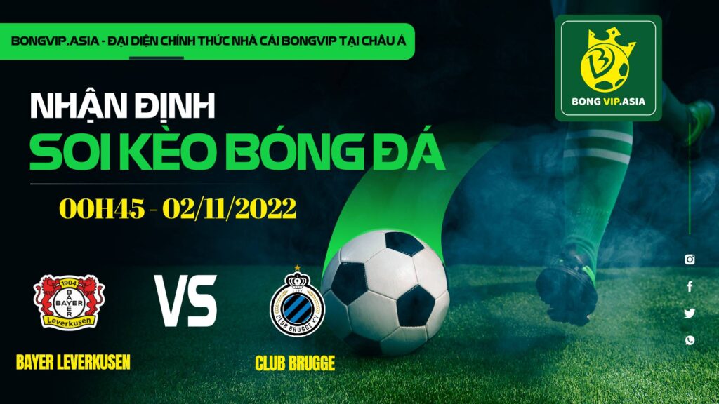 soi keo bongvip bayer leverkusen vs club brugge 00h45 ngay 02 11 uefa champions league