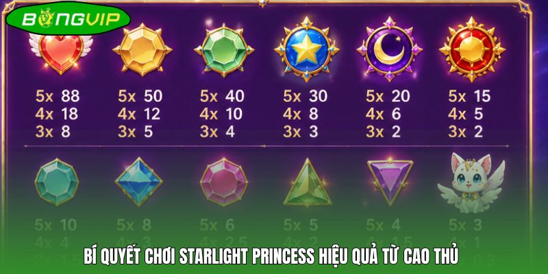 Bí quyết chơi Starlight Princess hiệu quả từ cao thủ