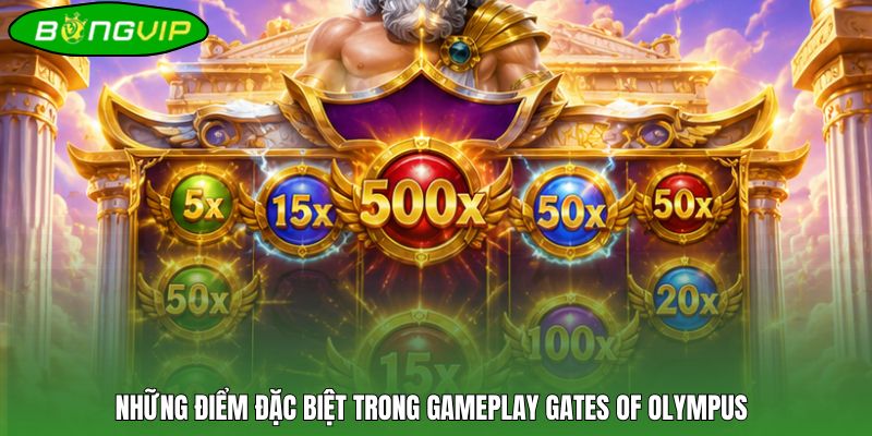 Những điểm đặc biệt trong gameplay Gates Of Olympus
