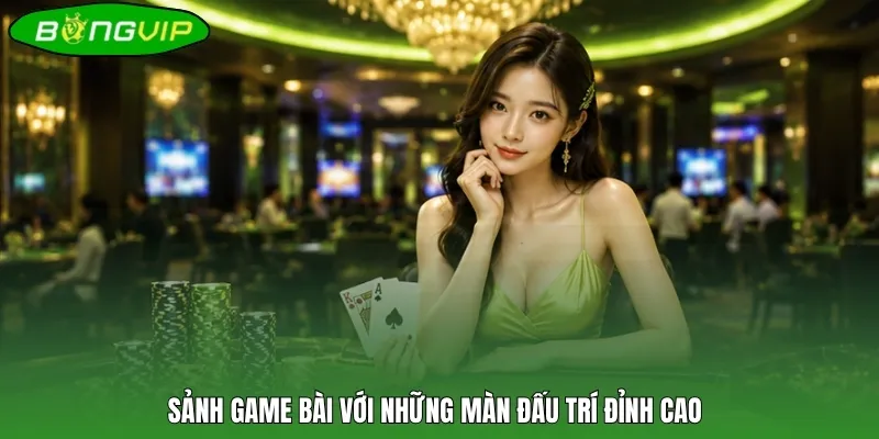 Sảnh game bài với những màn đấu trí đỉnh cao