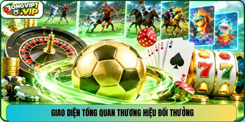 Giao diện tổng quan thương hiệu đổi thưởng