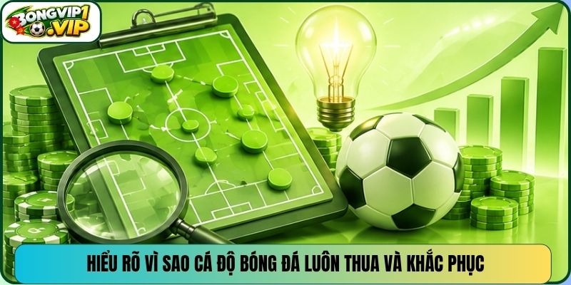Hiểu rõ vì sao cá độ bóng đá luôn thua và khắc phục