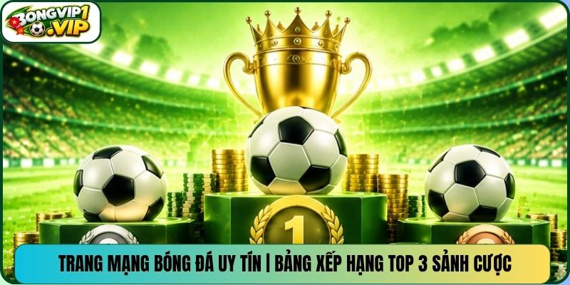 Trang Mạng Bóng Đá Uy Tín | Bảng Xếp Hạng Top 3 Sảnh Cược
